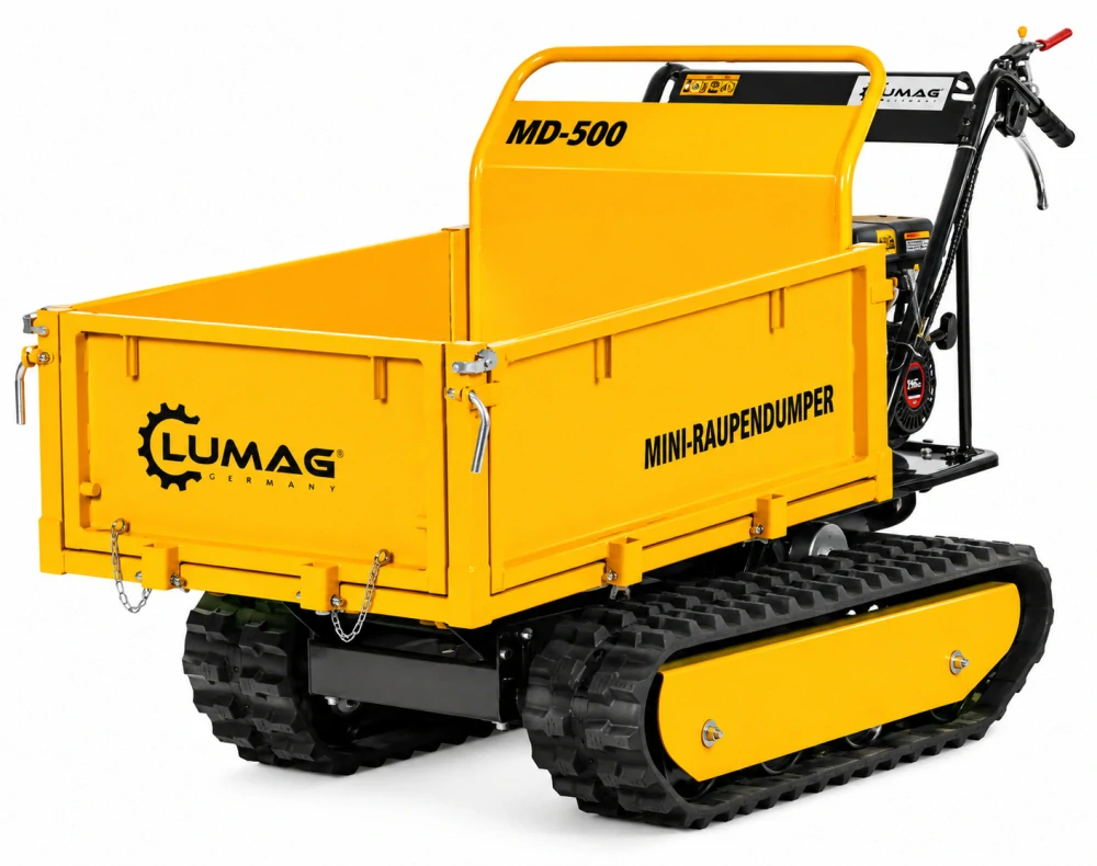 Pásový minidumper LUMAG MD500 – nosnosť 500 kg