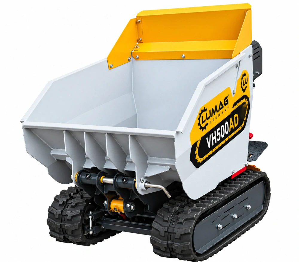 Dieselový hydraulický pásový minidumper LUMAG VH500AD – 500 kg