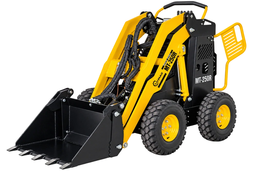 Kolesový multifunkčný nakladač LUMAG MT-250R – lyžica 4 v 1
