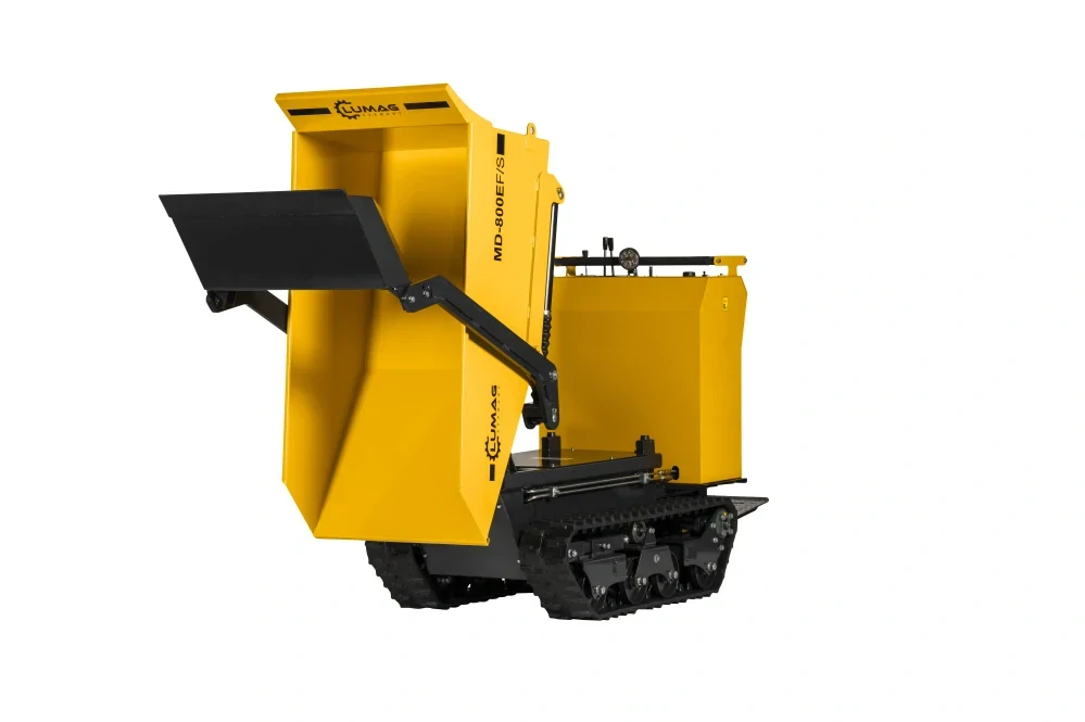 Elektrický samonakladací minidumper LUMAG MD800EFS – diaľkové ovládanie